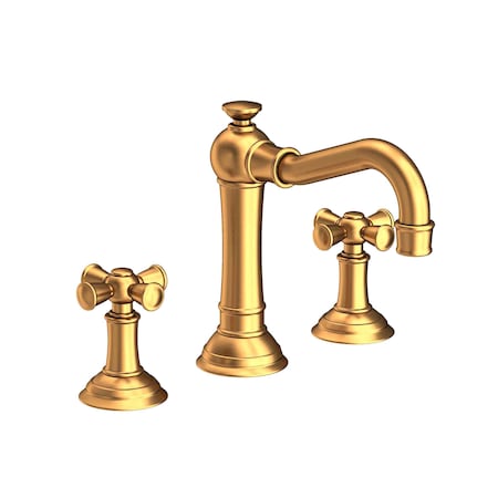 Newport Brass Widespread Lavatory Faucet in Satin Gold (Pvd) 2460-24S